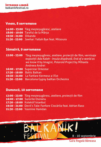 Program Balkanik Festival