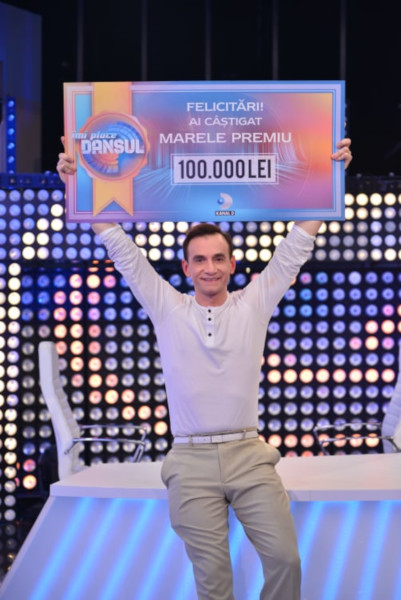 Stefan este castigatorul show-ului “Imi place dansul”. Telespectatorii Kanal D au decis, in finala de aseara, cine sa castige premiul de 100.000 de lei