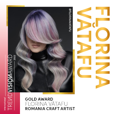 GOLD AWARD – Categoria Craft Artist by WELLA Florina Vătafu din Pitești, Salon Ayo Beauty Concept