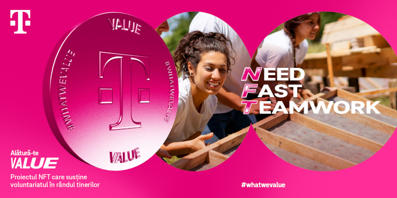 Telekom Romania Mobile voluntariat Generația Z #WhatWeValue