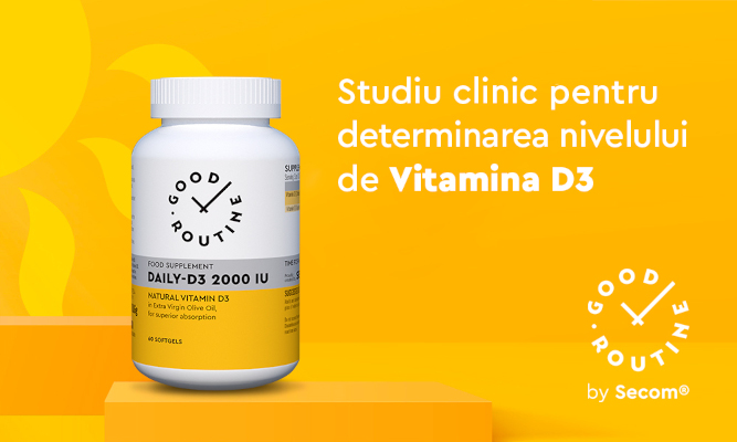 studiu determinare necesar vitamina d3 Secom Regina Maria