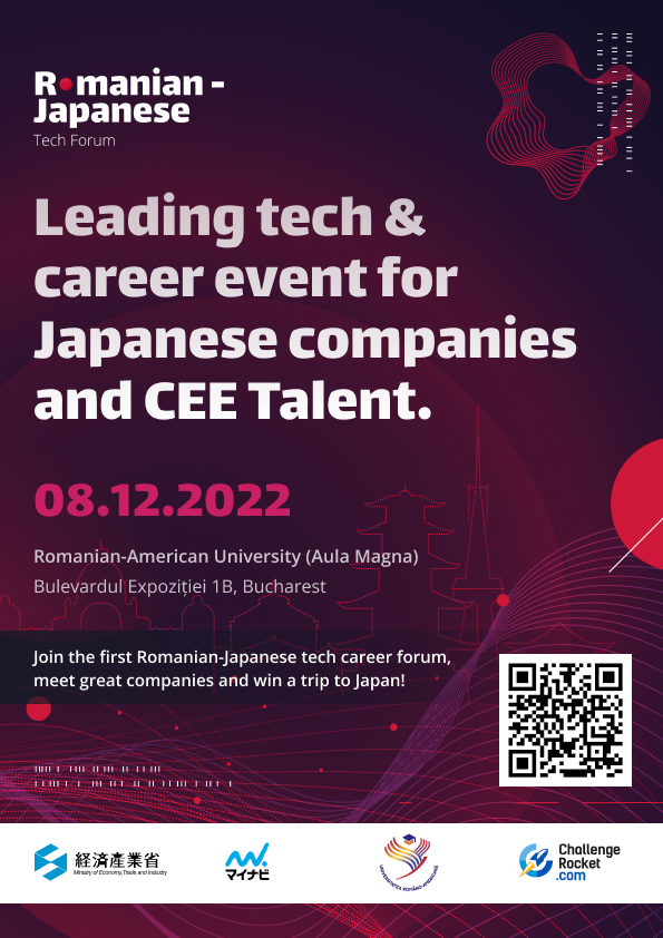 Câștigă o excursie în Japonia în doar 15 minute, la Romanian Japanese Tech Forum