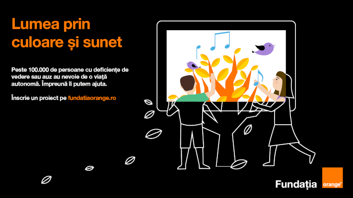 Fundația Orange lansează o nouă ediție a programului Lumea prin Culoare și Sunet