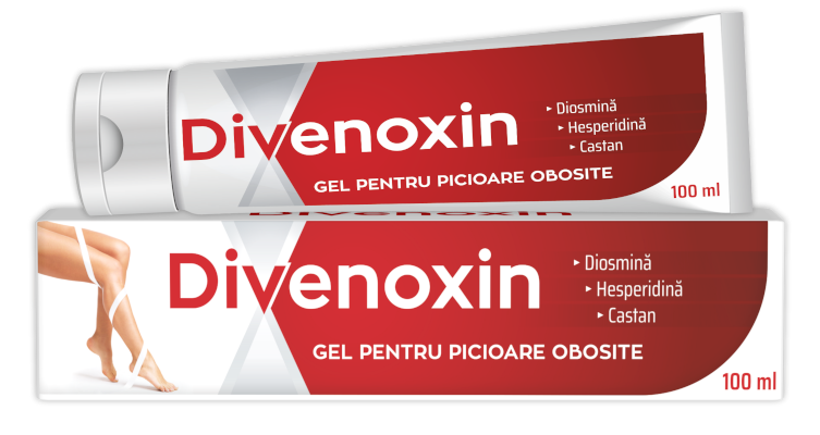 Divenoxin gel pentru picioare obosite