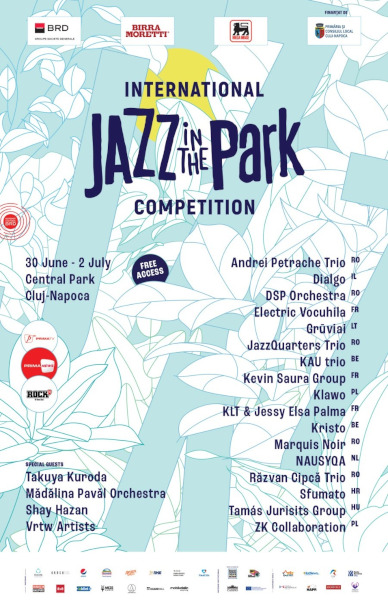 În weekend, talentele din jazz se adună la Cluj, la Jazz in the Park Competition. Iată programul complet