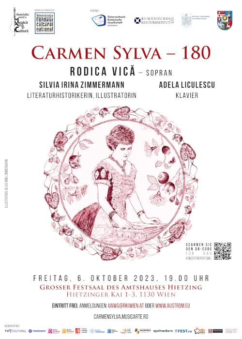 Turneul internațional „CARMEN SYLVA - 180” la Großer Festsaal Des Amtshauses Hietzing din Viena