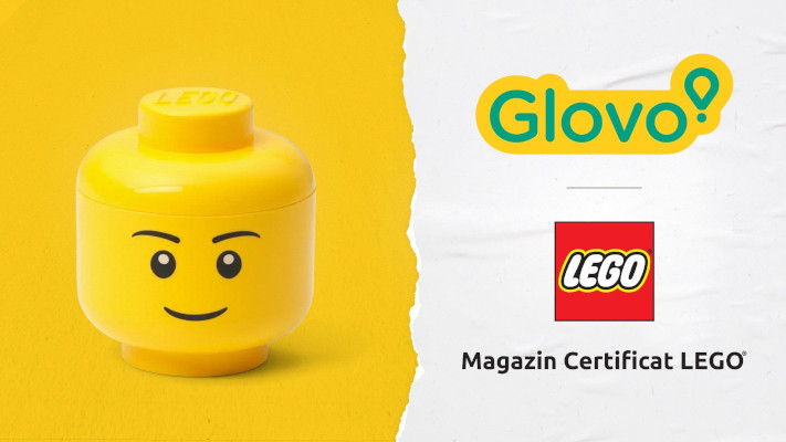 Magazinul Certificat LEGO se listează pe platforma Glovo cu peste 900 de produse