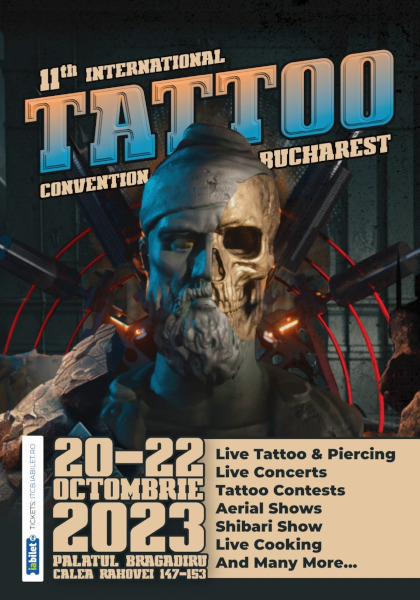 Bucharest International Tattoo Convention 2023 Palatul Bragadiru Bucuresti