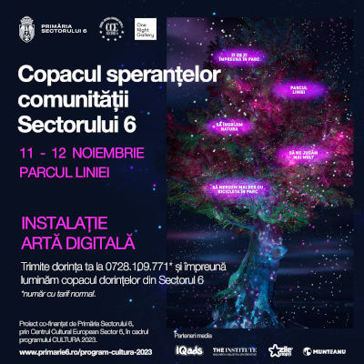 One Night Gallery lansează Copacul Dorințelor Comunității Sectorului 6