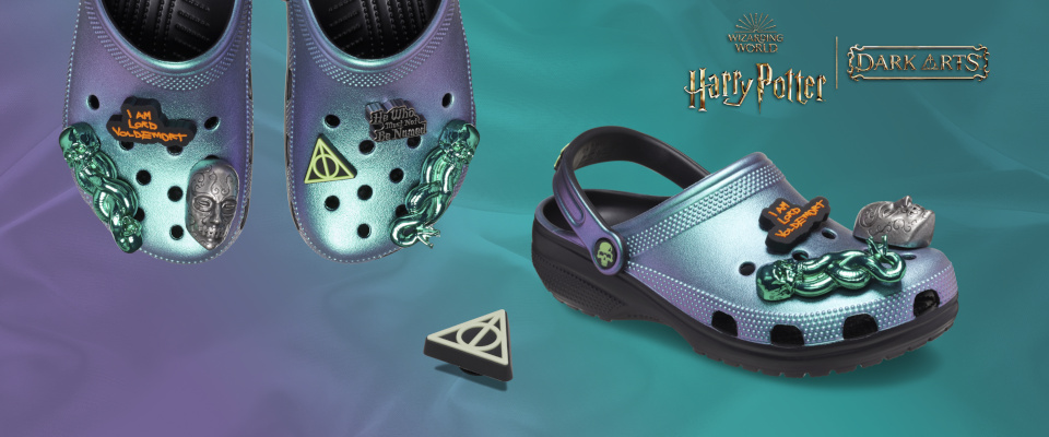 Crocs a lansat o colecție intitulată Dark Arts inspirată de Harry Potter