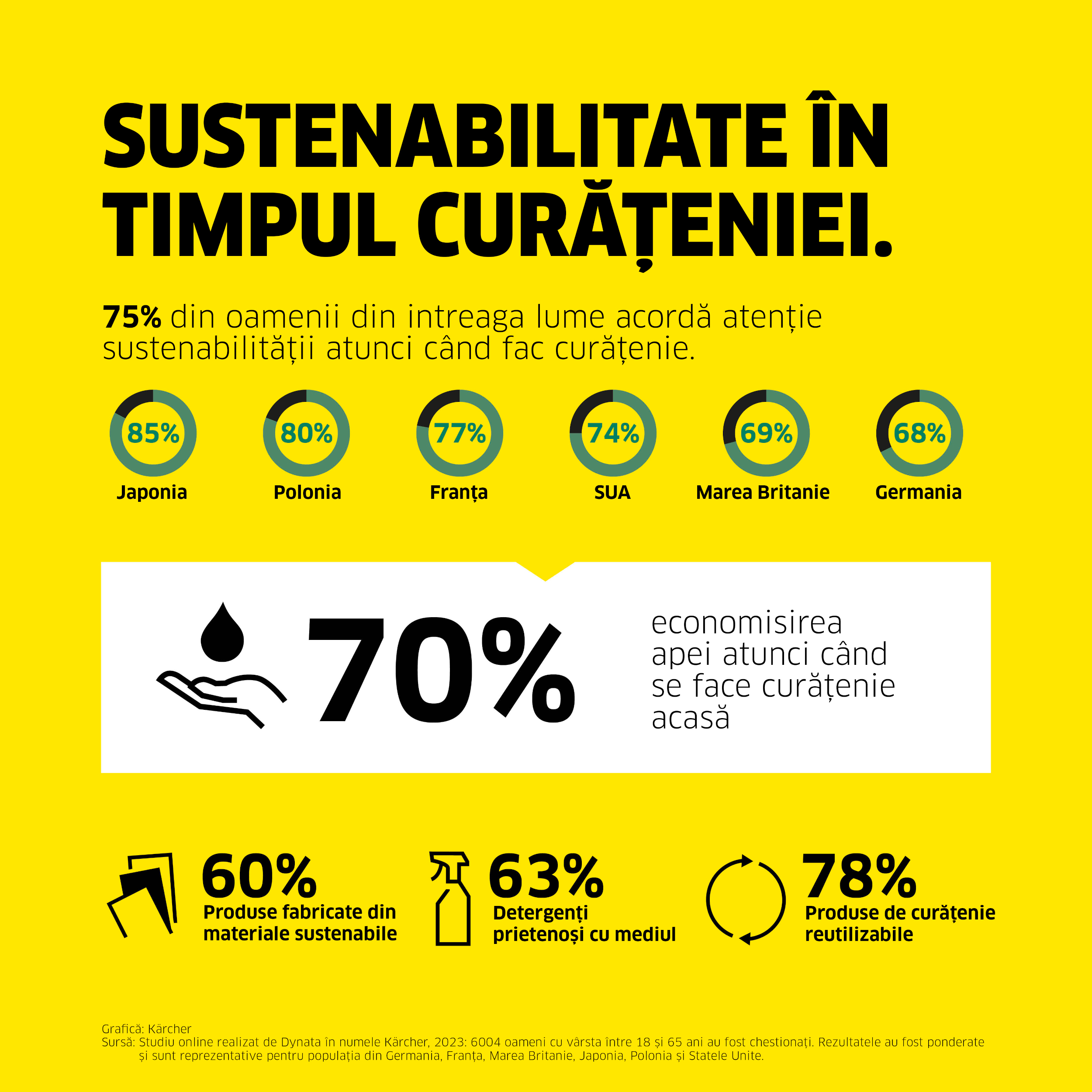 De la Tokyo la Berlin - o comparație internațională a importanței sustenabilității în procesul de curățenie