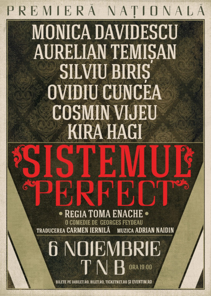 „Sistemul Perfect” - o comedie savuroasă cu Monica Davidescu și Aurelian Temisan în rolurile principale