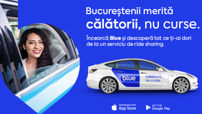 Blue își începe călătoria în industria de ridesharing printr-o campanie de lansare semnată de WAVE