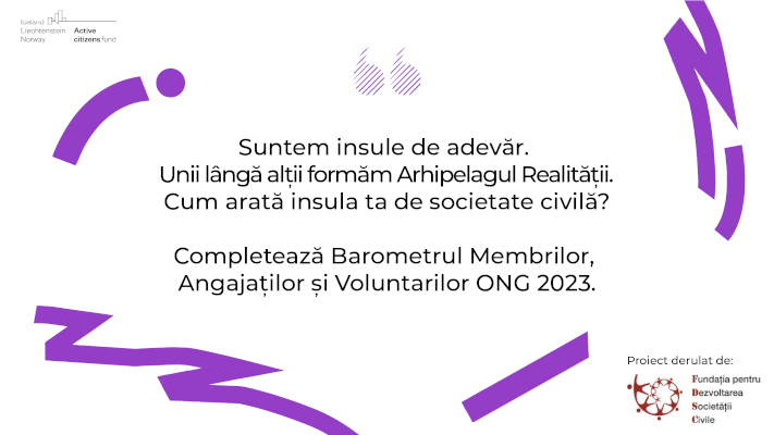 Premieră în România: Barometrul Membrilor, Angajaților și Voluntarilor ONG 2023