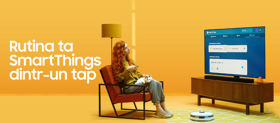 Samsung invită românii să descopere experiența SmartThings: o casă inteligentă ce vine în ajutorul tău cât ai zice „tap”