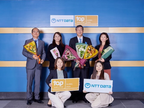 NTT DATA primește certificarea „Global Top Employer” pentru anul 2024