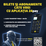 Locuitorii din Bacău și împrejurimi pot plăti călătoriile cu transportul în comun prin 24pay