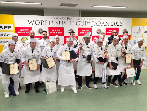 Echipa României la World Sushi Cup urcă pe podium la Competiția Mondială de Sushi din Tokyo