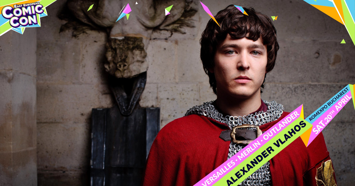 Un actor din Merlin şi Outlander vine la Comic Con România Alexander Vlahos