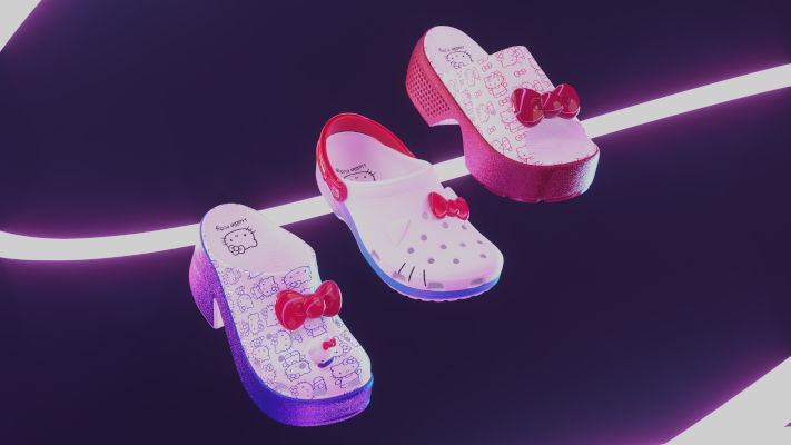 Crocs o aniversează pe Hello Kitty