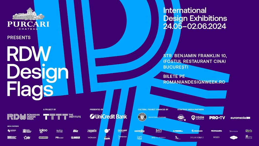 Romanian Design Week logo 2024 RDW