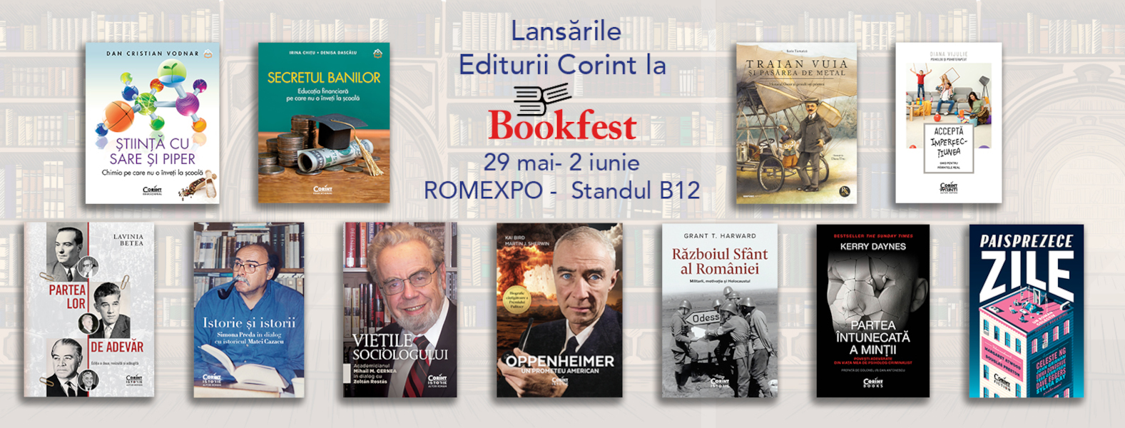 Lansările Editurii Corint de la Bookfest 2024