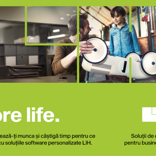 LIFE IS HARD are o nouă identitate de brand: MORE LIFE. Soluții de digitalizare pentru business și viață