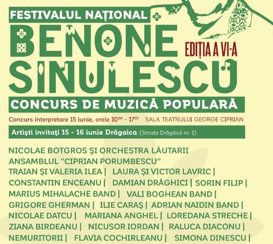 Festivalul Național Concurs de Muzică Populară ”Benone Sinulescu” 2024