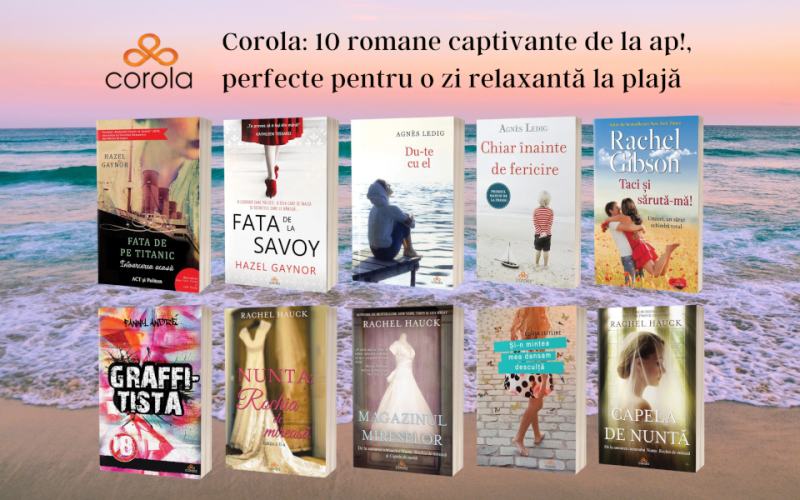 10 romane captivante perfecte pentru o zi relaxantă la plajă