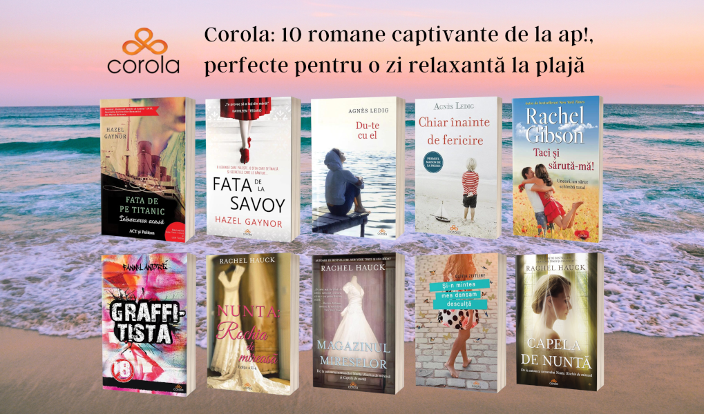 10 romane captivante perfecte pentru o zi relaxantă la plajă