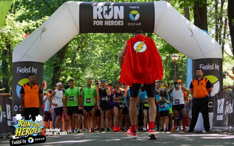 Peste 1400 de copii, adulți și persoane cu dizabilități au alergat la prima ediție a cross-ului caritabil Run for Heroes – fueled by OSCAR