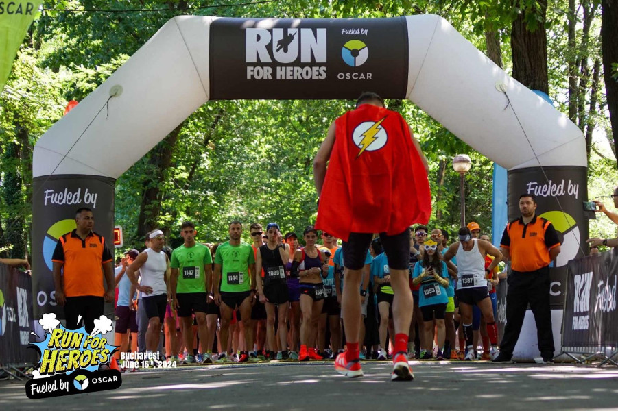 Prima Cursă cu Supereroi din România, organizată de OSCAR Downstream Run for Heroes – fueled by OSCAR