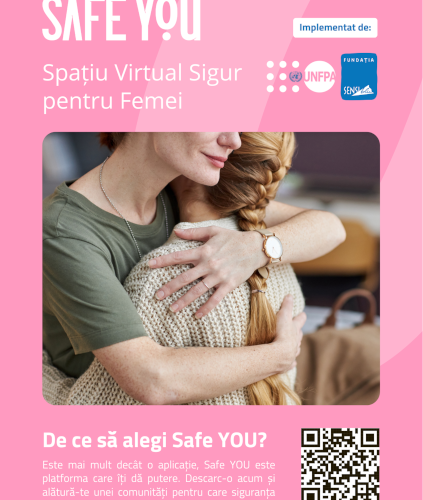 aplicația SafeYOU femeile și fetele aflate într-o situație de violență domestică și de gen