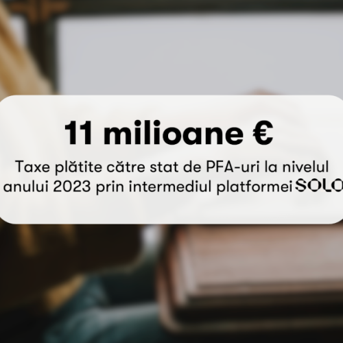 Statul a colectat, pentru 2023, taxe de 11 milioane de euro de la liber-profesioniștii care folosesc platforma SOLO pentru contabilitate