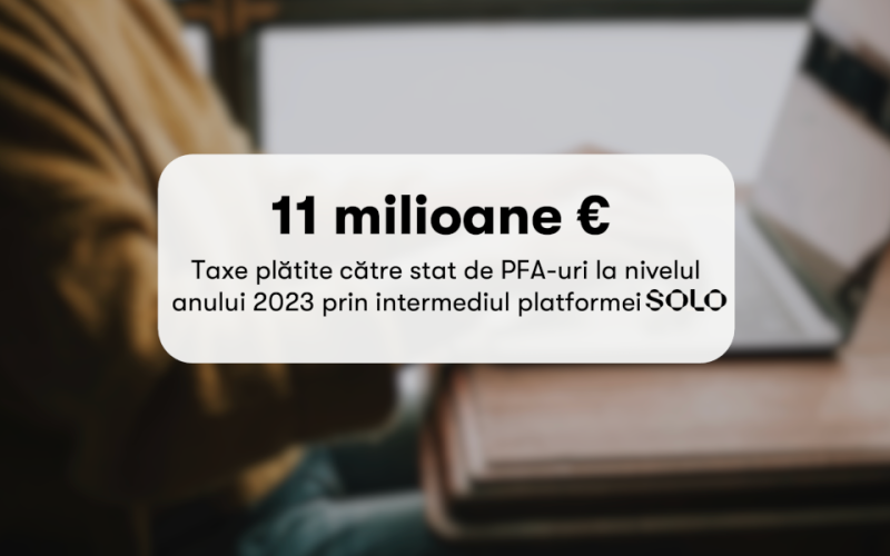 Statul a colectat, pentru 2023, taxe de 11 milioane de euro de la liber-profesioniștii care folosesc platforma SOLO pentru contabilitate