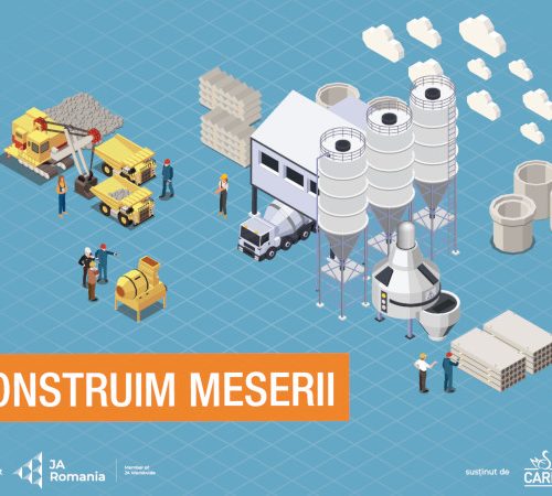 Proiectul „Construim Meserii”, implementat în România de Junior Achievement cu sprijinul Carmeuse, ajută elevii să-și descopere preferințele de carieră