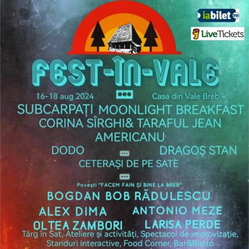 Fest-în-Vale la #MagicLandBreb, Maramureș, între 16 și 18 august