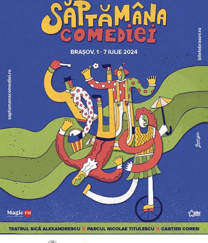Teatru, muzică, film și o expoziție inedită, în weekend, la festivalul Săptămâna Comediei din Brașov