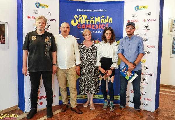 Săptămâna Comediei 2024_juriul festivalului Ioan Big, Dan Cogălniceanu, Maria Zărnescu, Bianca Veşteman, Horia Suru