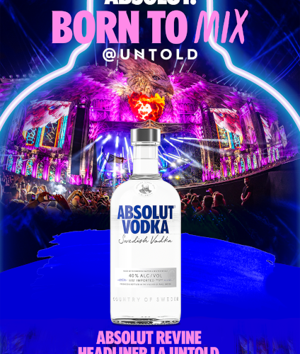 Absolut revine headliner la UNTOLD 2024