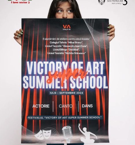 Proiectul “Victory of Art Super Summer School” –  Un Nou Reper în Educația Alternativă prin Arte Performative pentru Liceele din Sectorul 3