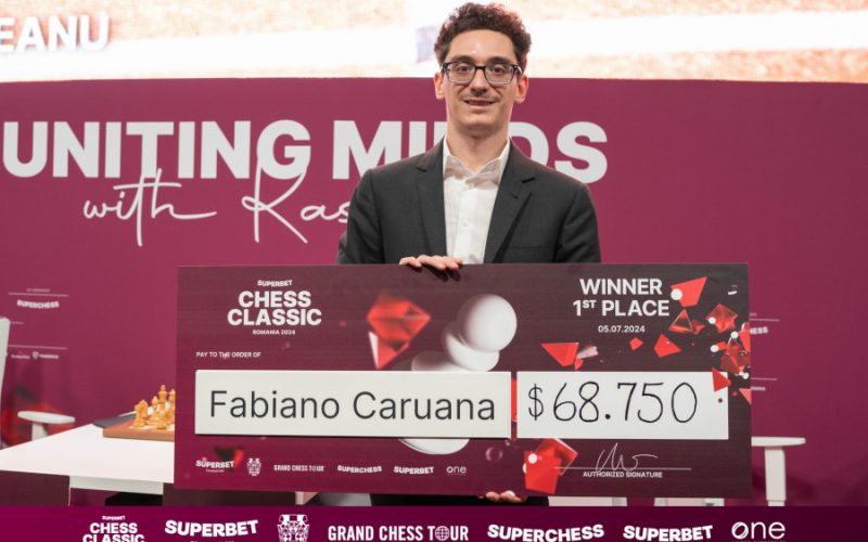 Fabiano Caruana câștigă Superbet Chess Classic România 2024