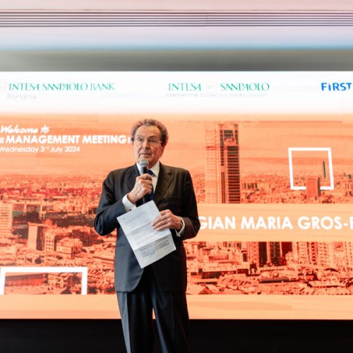 Intesa Sanpaolo: Președintele Consiliului de Administrație urează bun-venit echipei First Bank