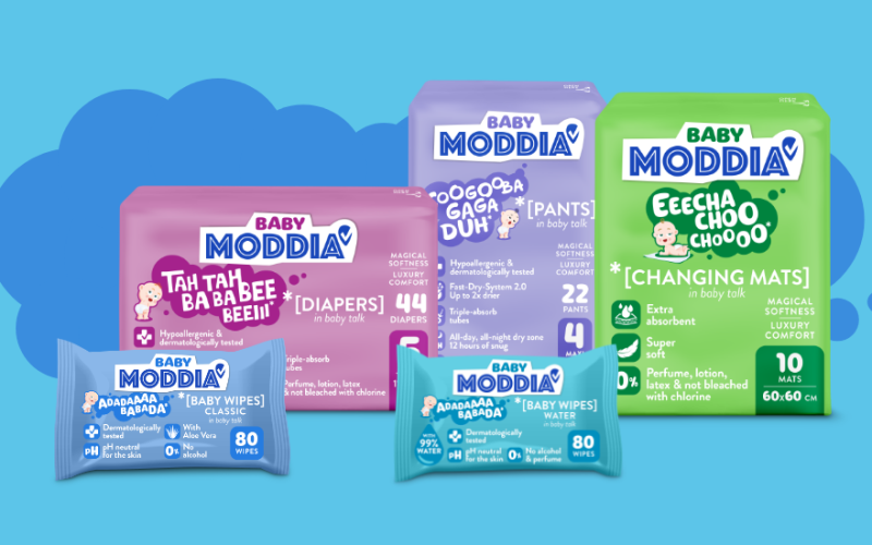 Sezamo lansează MODDIA Baby, un brand propriu pentru bebeluși și oferă produse gratuite la prima comandă
