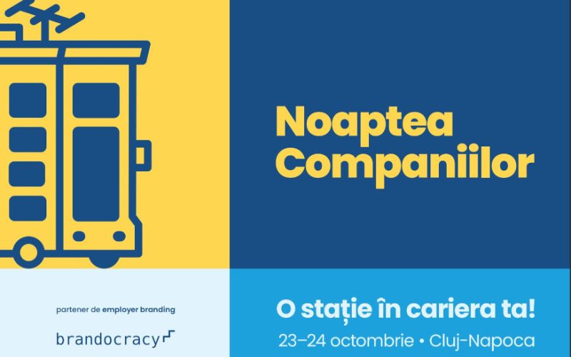Brandocracy și Noaptea Companiilor, parteneriat strategic pentru cel mai inovativ eveniment de employer branding din România
