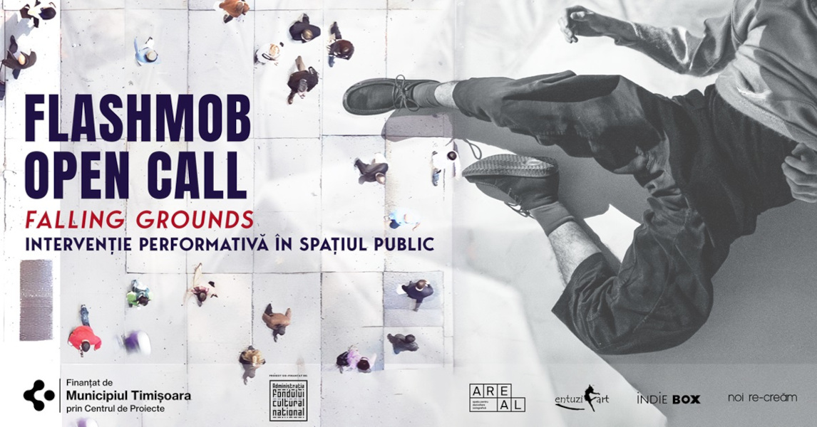 Proiectul de terapie prin artă mind-moving continuă - open call-uri deschise pentru un flashmob performativ și pentru un atelier - audiție la Timișoara  open call falling grounds