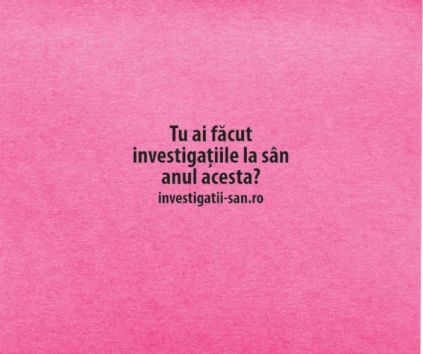 Asociația Credu derulează campania de conștientizare și educație pentru creșterea aderenței la investigațiile de sănătate