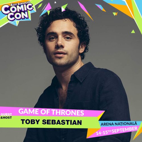 Actorul din Game of Thrones, Toby Sebastian, fratele lui Florence Pugh, revine la Comic Con ca invitat și gazdă a scenei principale