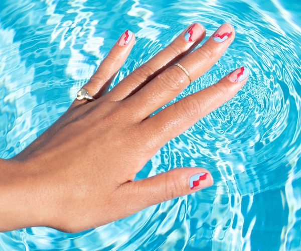 Pool Water Nails