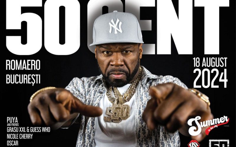 Numărătoarea inversă a început! Summer in the City aduce 50 Cent și cei mai buni hip hoperi români pe scena din București